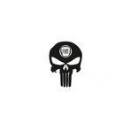 TSC Z690 Fiat Kuru Kafa Punisher Araba Yapıştırma Sticker