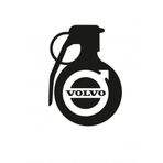 TSC Z768 Volvo Komik El Bombası Araba Sticker