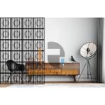 Tsd Dekorasyon Ahşap Oda Bölücü/seperatör/duvar Paneleri - 28 x 28 - Siyah