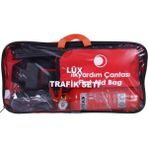 TSE Uyumlu 14 Parça Araç İlk Yardım ve Trafik Güvenlik Seti – 1 Kg Yangın Söndürücü, Reflektör, Takoz, Çeki Halatı