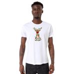 Tshirthane Adorable Reindeer Christmas Beyaz Erkek T-shirt