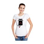 Tshirthane Angel Cat Devil Cat Sevgili Kombinleri Sweatshirt