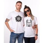 Tshirthane Angel Hunter Sevgili Kombinleri T-shirt Kombini