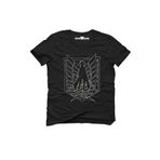 Tshirthane Anime Attack On Titan Eren Jaeger Siyah Erkek T-shirt
