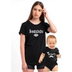 Tshirthane Annesinin Veliahtı Zıbın (Tek Ürün Fiyatıdır Kombin Yapmak Için 2 Adet Sepete Ekleyiniz) - 3 - 4 Yaş - Siyah