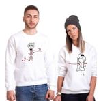 Tshirthane Aşk Sarmış Herbir Yanımı Sevgili Kombinleri Sweatshirt