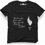 Tshirthane Atatürk Baş Öğretmen Siyah Erkek T-Shirt - XL