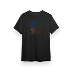 Tshirthane Avatar The Last Airbender Four Elements Icon Siyah Erkek T-shirt