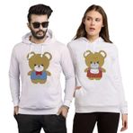 Tshirthane Ayıcık Sevgili Kombinleri Kapüşonlu Kombini, Kadın, 3XL-Tek Ürün Fiyatıdır, Kombin Yapmak İçin En Az 2 Adet Sepete Ekleyiniz