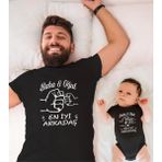 Tshirthane Baba Oğul En Iyi Arkadaş (Tek Ürün Fiyatıdır Kombin Yapmak Için En Az 2 Adet Sepete Ekleyiniz) - 12 - 15 Ay - Siyah