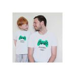 Tshirthane Baba Oğul Kız Giyim Player Tshirt (TEKLİ ÜRÜNDÜR KOMBİN YAPMAK İÇİN 2 ADET SEPETE EKLEYİNİZ)