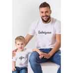 Tshirthane Babasının Oğlu Beyaz Tshirt (Tek Ürün Fiyatıdır Kombin Yapmak için 2 Adet Sepete Ekleyiniz)-7-8 Yaş