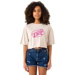 Tshirthane Babymonster Batter Up Bej Kadın Crop