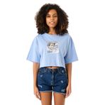 Tshirthane Babymonster Forever Bebe Mavi Kadın Crop