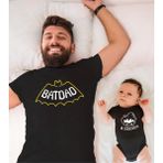 Tshirthane Batdad Sidekick Baba Oğul Kız (Tek Ürün Fiyatıdır Kombin Yapmak Için En Az 2 Adet Sepete Ekleyiniz) - 9 - 12 Ay - Siyah