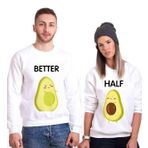 Tshirthane Better Half Sevgili Kombinleri Sweatshirt Kombini, Erkek, XS-Tek Ürün Fiyatıdır, Kombin Yapmak İçin En Az 2 Adet Sepete Ekleyiniz