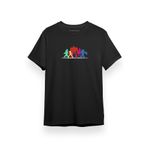 Tshirthane Big Hero 6 Silhouettes Siyah Erkek T-shirt