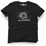 Tshirthane Black Mirror Logo Siyah Erkek Tshirt