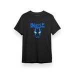 Tshirthane Blue Beetle Logo Siyah Erkek T-shirt