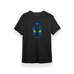 Tshirthane Blue Beetle Mask Siyah Erkek T-shirt