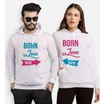 Tshirthane Born To Love Sevgili Kombinleri Kapüşonlu Kombini, Kadın, M-Tek Ürün Fiyatıdır, Kombin Yapmak İçin En Az 2 Adet Sepete Ekleyiniz