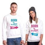 Tshirthane Born To Love Sevgili Kombinleri T-shirt Kombini