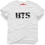 Tshirthane Bts Beyaz Erkek T-Shirt - XL