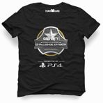 Tshirthane Call Of Duty Black Ops World league Siyah Erkek T-shirt