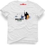Tshirthane Call Of Duty Mw3 Beyaz Erkek T-Shirt - XL