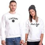 Tshirthane Captain First Mate Sevgili Kombinleri T-shirt Kombini