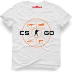 Tshirthane Csgo Cs Go Envanter Beyaz Erkek T-Shirt - L