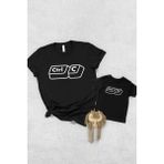 Tshirthane Ctrl-C Ctrl-V Baba Oğul Kız (Tek Ürün Fiyatıdır Kombin Yapmak Için En Az 2 Adet Sepete Ekleyiniz) - 4XL - Siyah