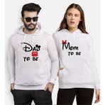 Tshirthane Dad Mom To Be 2'li Sevgili Sweatshirt