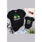 Tshirthane Daddy Little Helper Baba Oğul Kız Tek Ürün Fiyatıdır Kombin Yapmak Için En Az 2 Adet Sepete Ekle - 3XL - Siyah