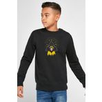 Tshirthane Dark Jonas Sic Mundus Creatus Est Siyah Çocuk 2ip Sweatshirt P23979S810, 5-6 Yaş