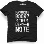 Tshirthane Death Note Siyah Erkek T-Shirt - XS