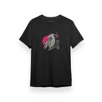Tshirthane Demon Slayer Anime Demon Anime Girl Siyah Kısa Kol Erkek T-shirt