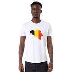 Tshirthane Euro 24 Belgium Beyaz Erkek T-shirt