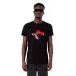 Tshirthane Euro 24 Croatia Siyah Erkek T-shirt