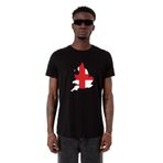 Tshirthane Euro 24 England Siyah Erkek T-shirt
