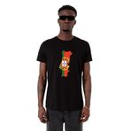 Tshirthane Euro 24 Portugal Siyah Erkek T-shirt