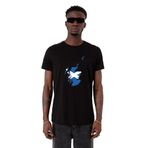 Tshirthane Euro 24 Scotland Siyah Erkek T-shirt