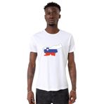 Tshirthane Euro 24 Slovenia Beyaz Erkek T-shirt