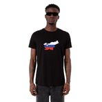 Tshirthane Euro 24 Slovenia Siyah Erkek T-shirt