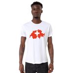 Tshirthane Euro 24 Switzerland Beyaz Erkek T-shirt