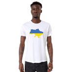 Tshirthane Euro 24 Ukraine Beyaz Erkek T-shirt