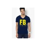 Tshirthane Fb Football İs My Life Komik Baskılı Erkek Dar Kesim Slim Fit t-shirt