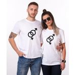 Tshirthane Female Male Sevgili Kombinleri T-shirt Kombini