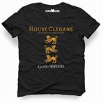 Tshirthane Game of Thrones House Celegane Siyah Erkek T-shirt