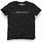 Tshirthane Göktürk Logo Siyah Erkek Tshirt